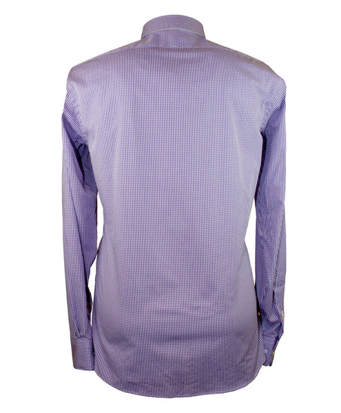 Lavender Gingham Shirt - Ezra Paul Clothing
